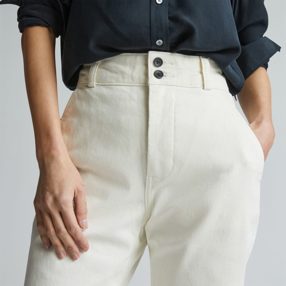 The Organic Straight-Leg Pant | Bone