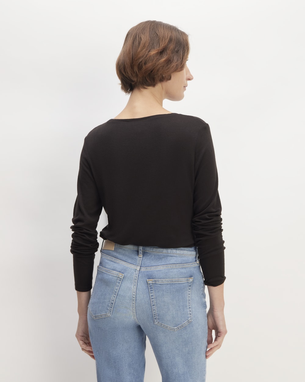 The Long-Sleeve Tee in Butterluxe | Black
