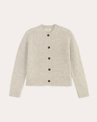 The Crew Cardigan in Alpaca | Almond