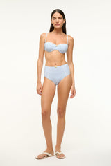 JO BALCONETTE BIKINI TOP | SKY MICRO CHECK