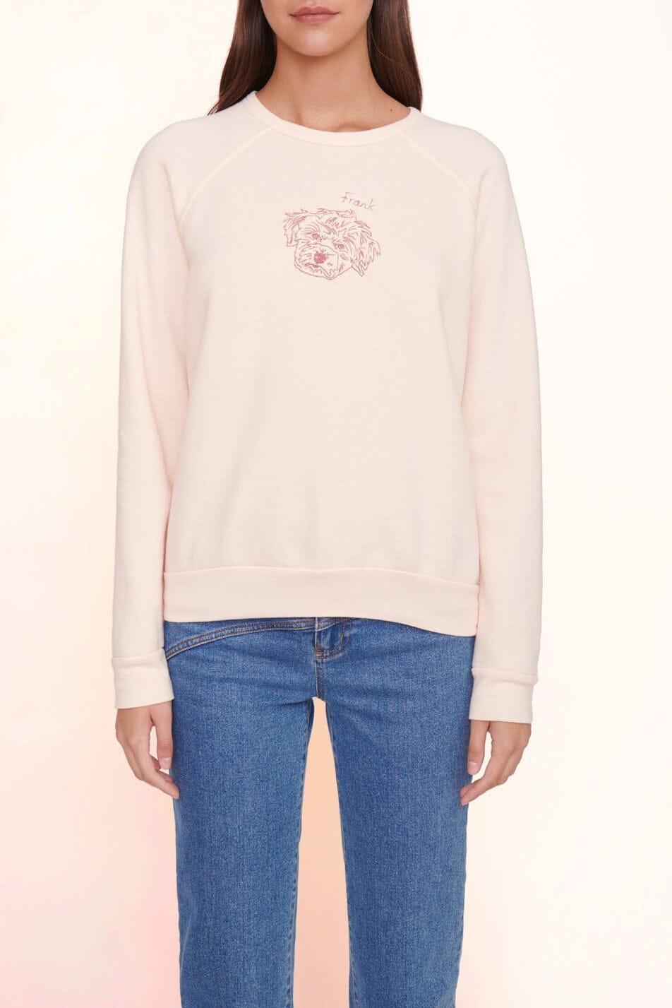 Custom STAUD x C.Bonz Sweatshirt | Pink