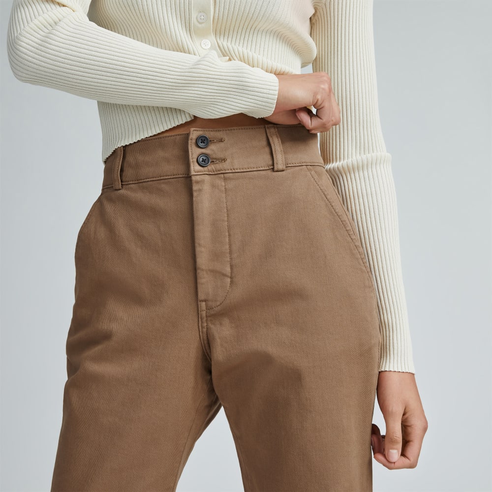 The Organic Straight-Leg Pant | Toasted Coconut