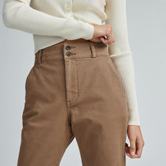 The Organic Straight-Leg Pant | Toasted Coconut