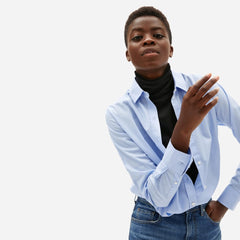 The Organic Cotton Turtleneck | Black