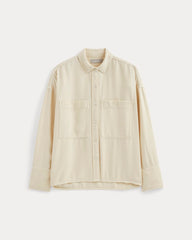 The Boxy Overshirt in Buttersoft | Parchment
