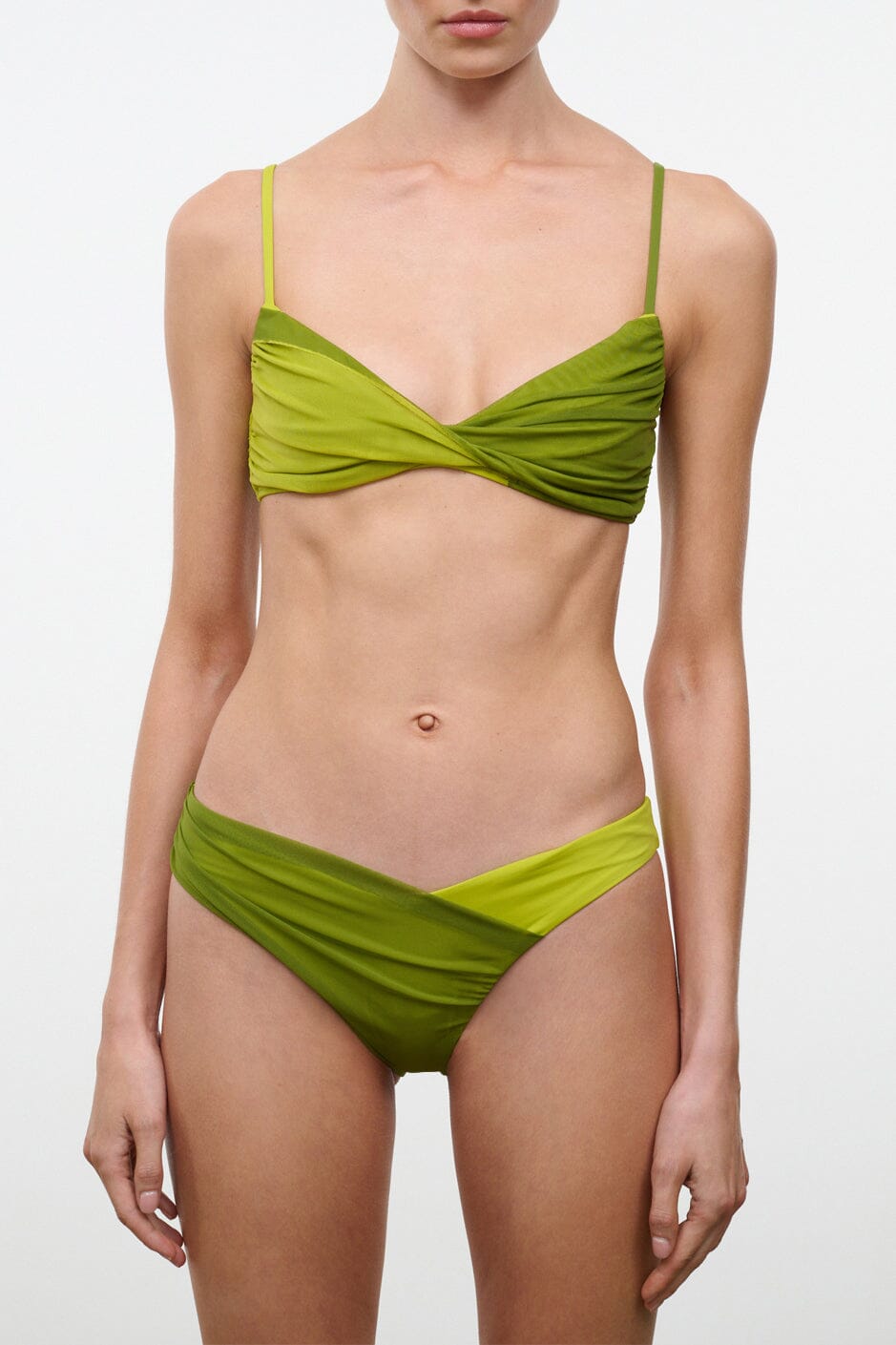 Emsley Bikini Bottom | Citron Pesto