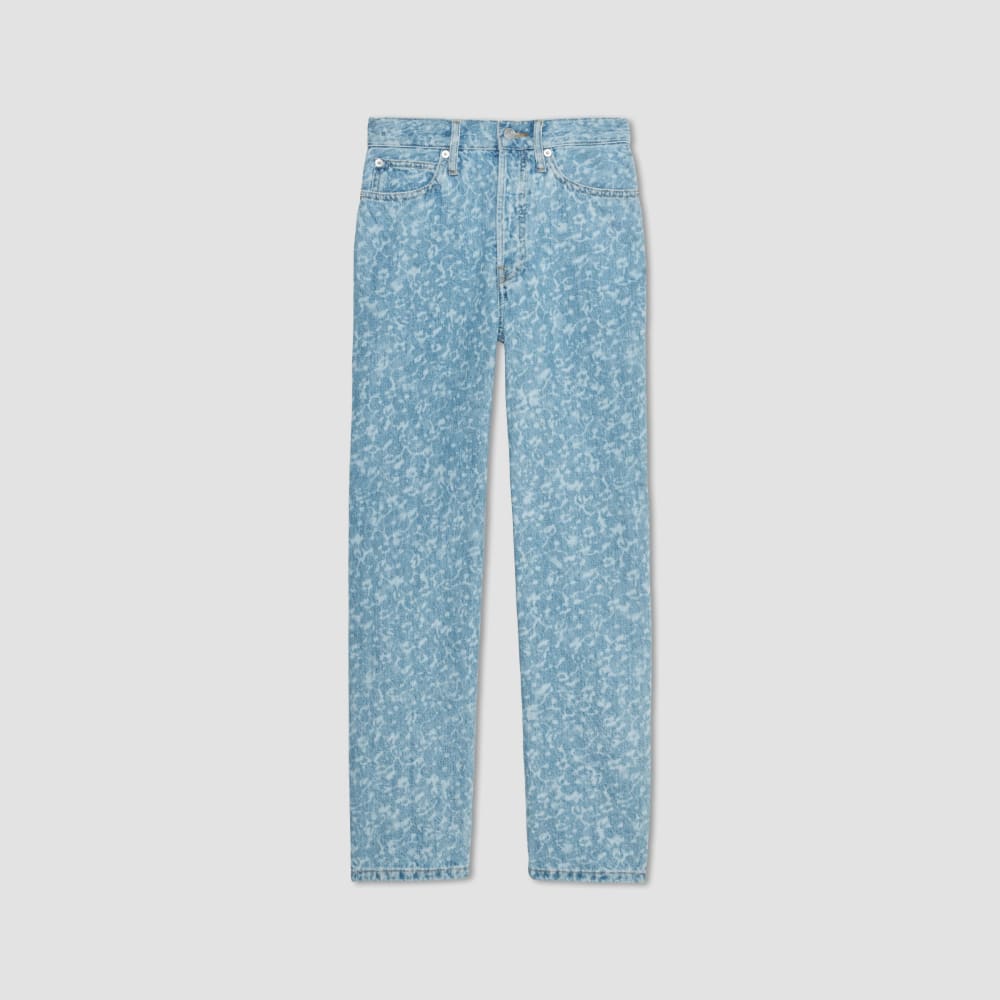 The Rigid Way-High® Jean  | Light Painterly Strokes | 27.5" Inseam