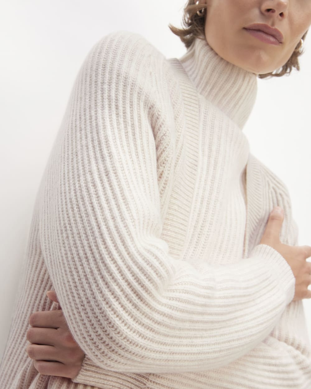 The Felted Merino Cocoon Cardigan | Heathered Oat