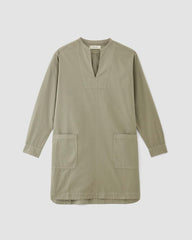 The Long-Sleeve Utility Mini Dress | Sage Green