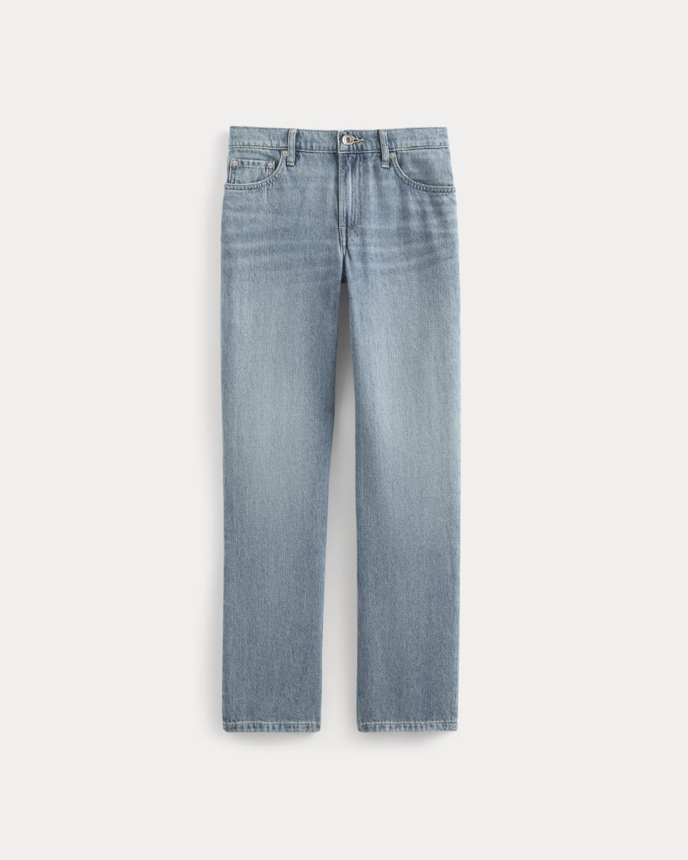 Low-Rise Straight Jean | Tungsten Scratch