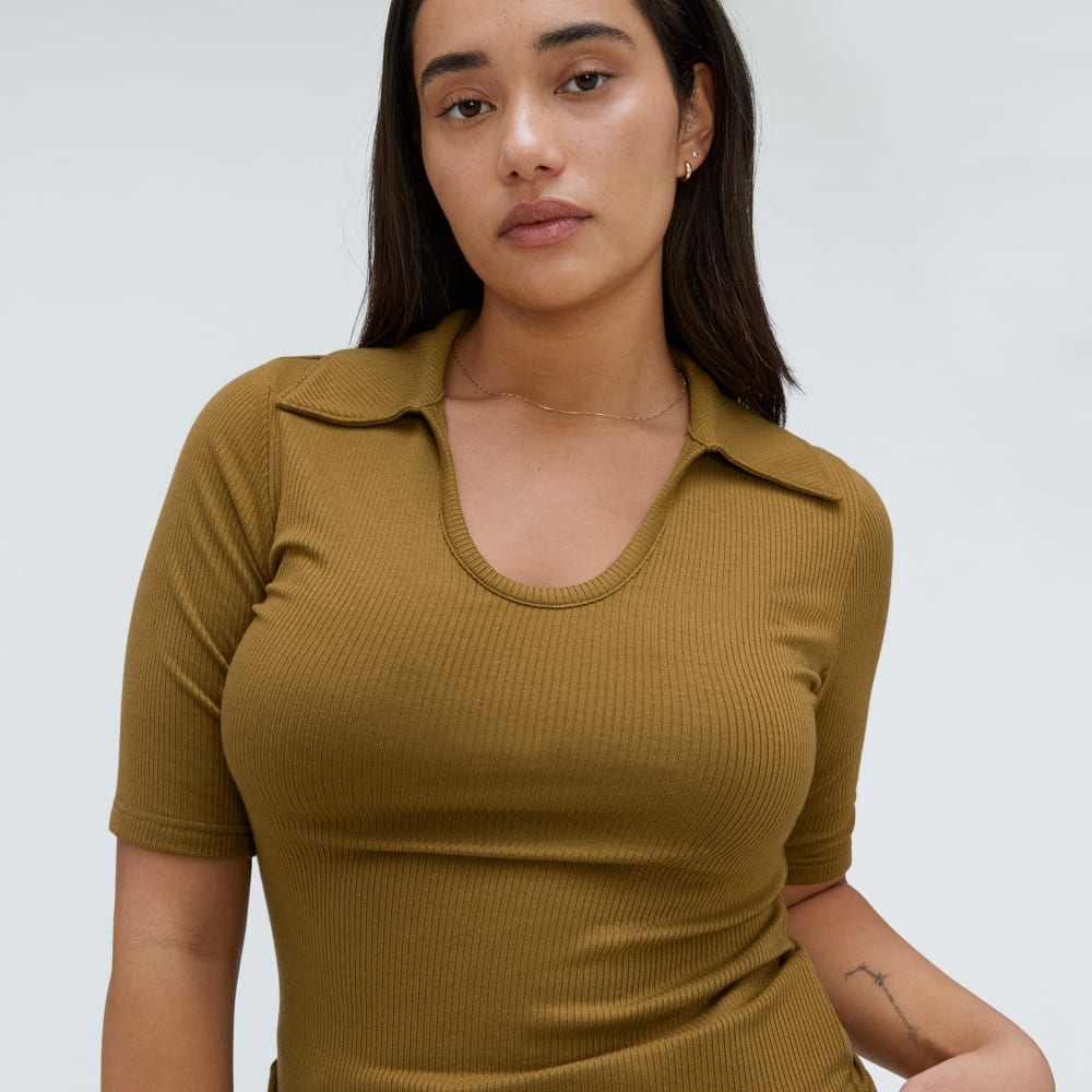The Super-Soft Short Sleeve Polo | Tapenade