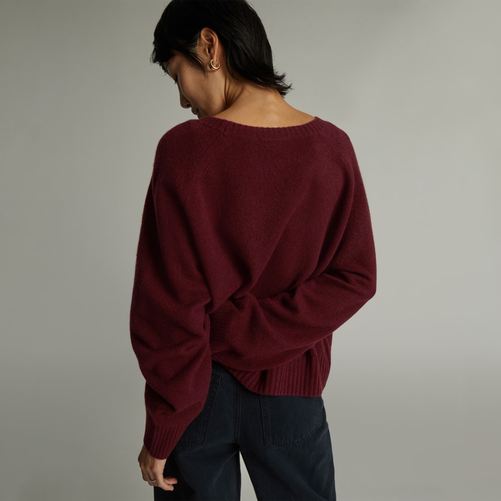 The Cashmere Boxy Crew | Tawny Port