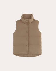 The Puffer Vest | Taupe Grey