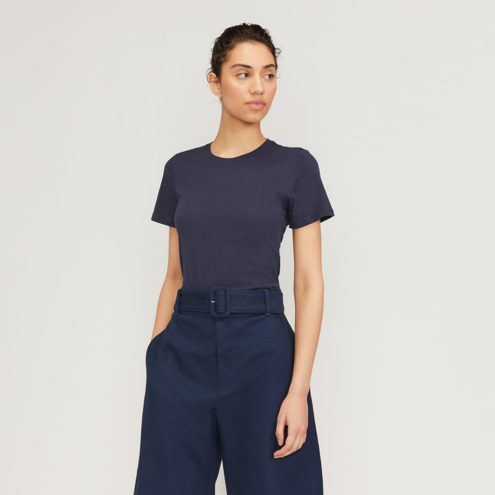 The Organic Cotton Crew Tee | Navy