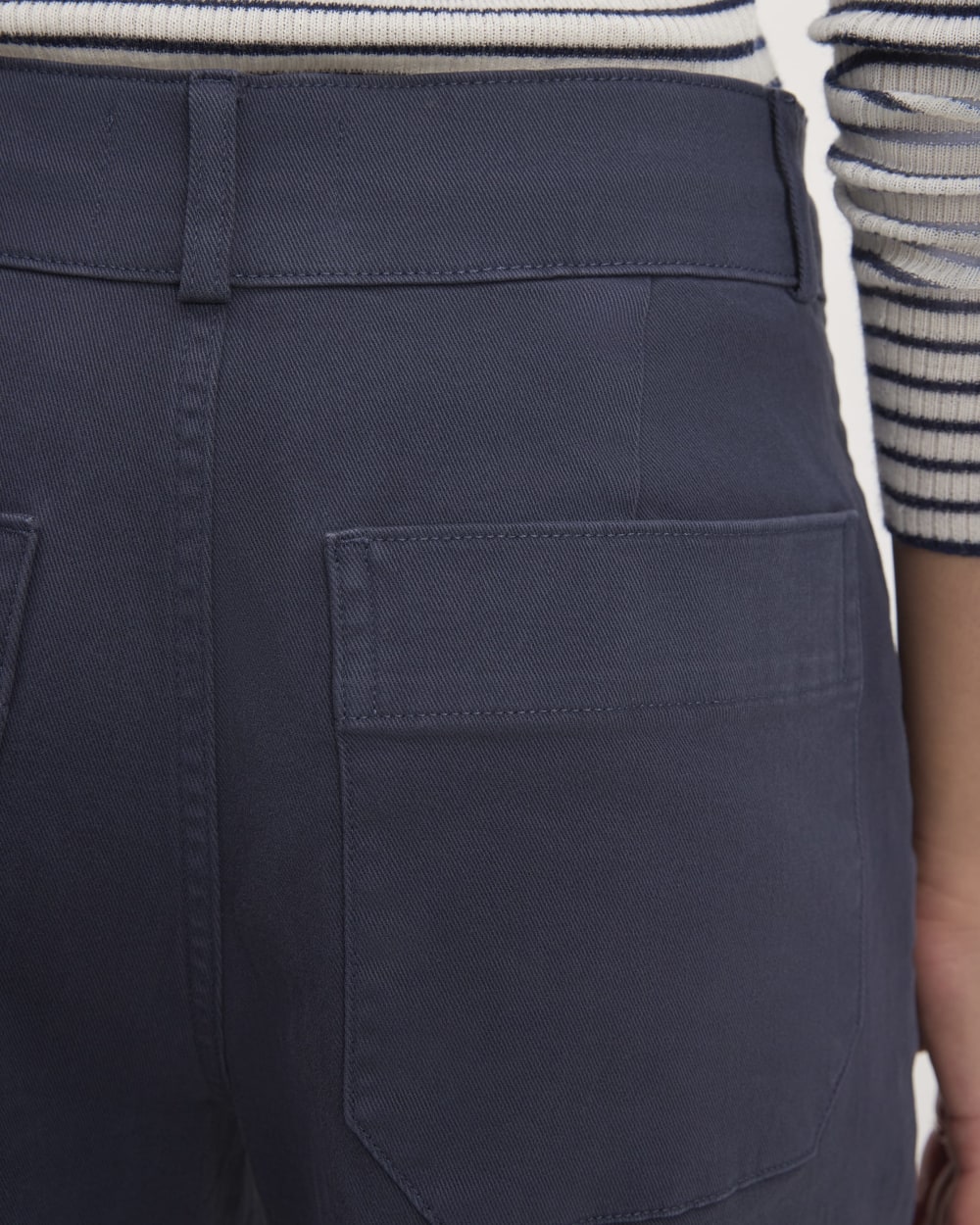 The Organic Wide-Leg Pant | Navy
