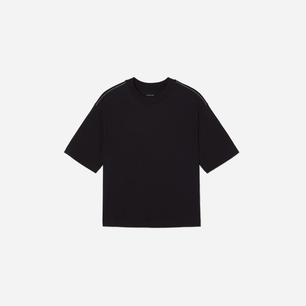 The Premium Weight Relaxed Tee | Black