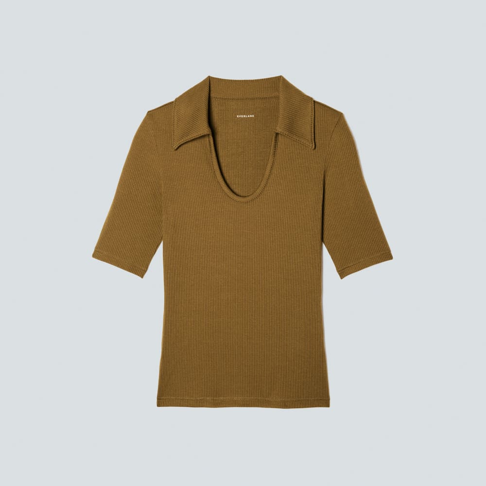 The Super-Soft Short Sleeve Polo | Tapenade