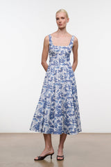 WELLS DRESS | BLUE TOILE