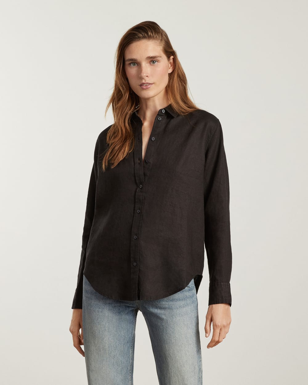 The Must-Have Shirt in Linen | Black