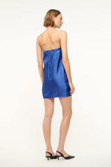 LIDIA SILK DRESS | DEEP SEA
