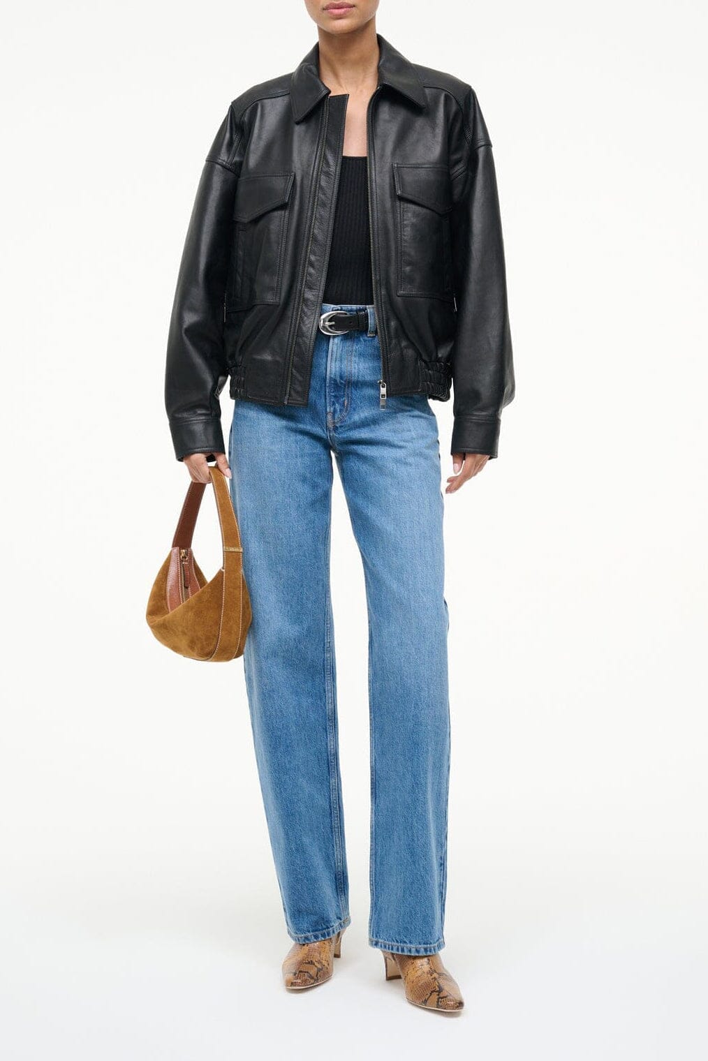 Eugene Leather Jacket | Black