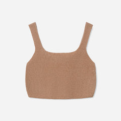 The Cozy-Stretch Tank | Camel