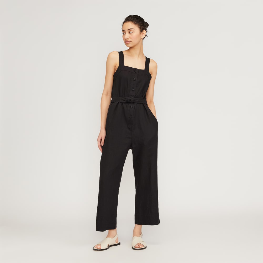The Linen Jumpsuit | Black