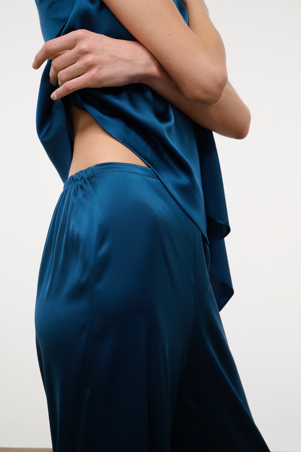 Stroll Silk Pant | Harbor