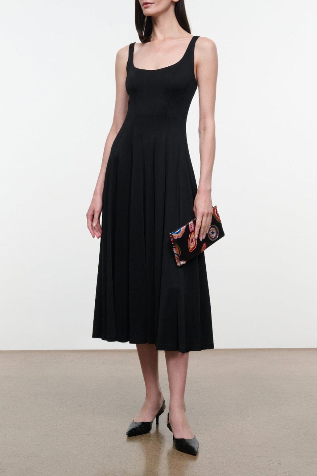 Wells Jersey Dress | Black