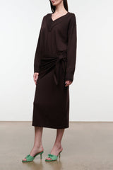 Norman Sweater Dress | Dark Oak