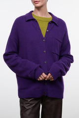 Cameron Cashmere Cardigan | Cosmos
