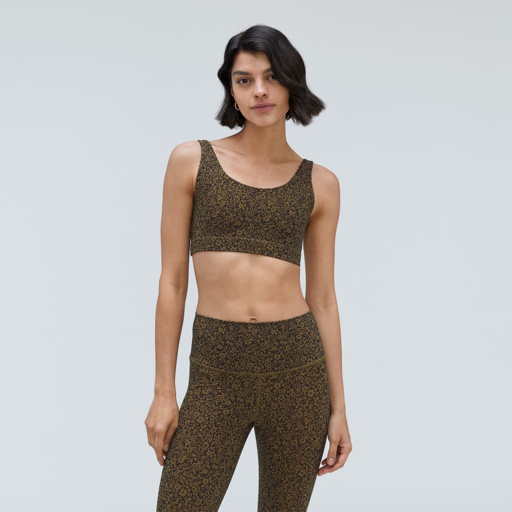 The Perform Bra® | Black / Breen Floral