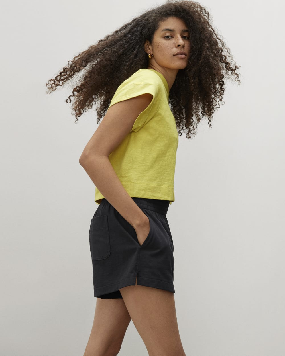 The Retro Jersey Short | Black