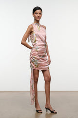 ATHENA SILK DRESS | TAPESTRY ROSE