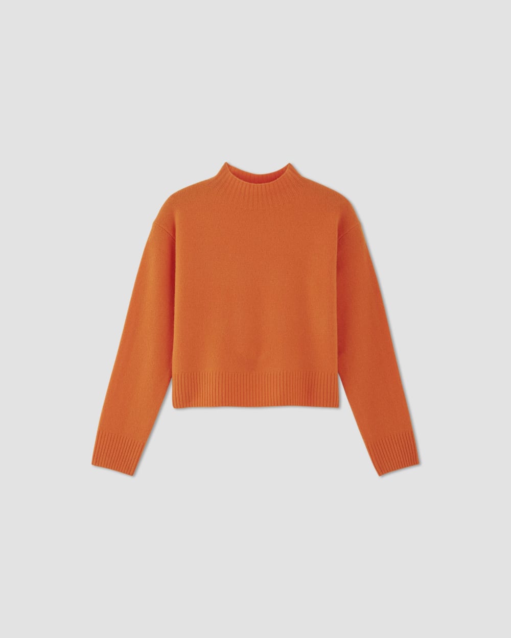 The Good Merino Wool Mockneck Sweater | Orange