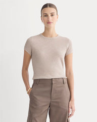 Shrunken Tee in Cozy Waffle | Heathered Oatmeal