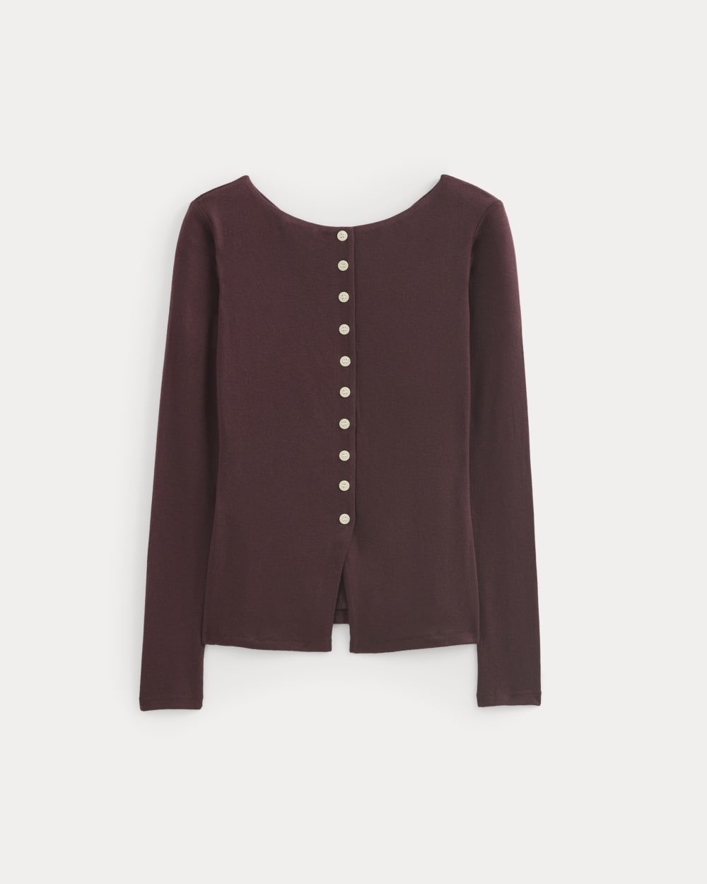 Button-Up Top in Butterluxe | Deep Plum