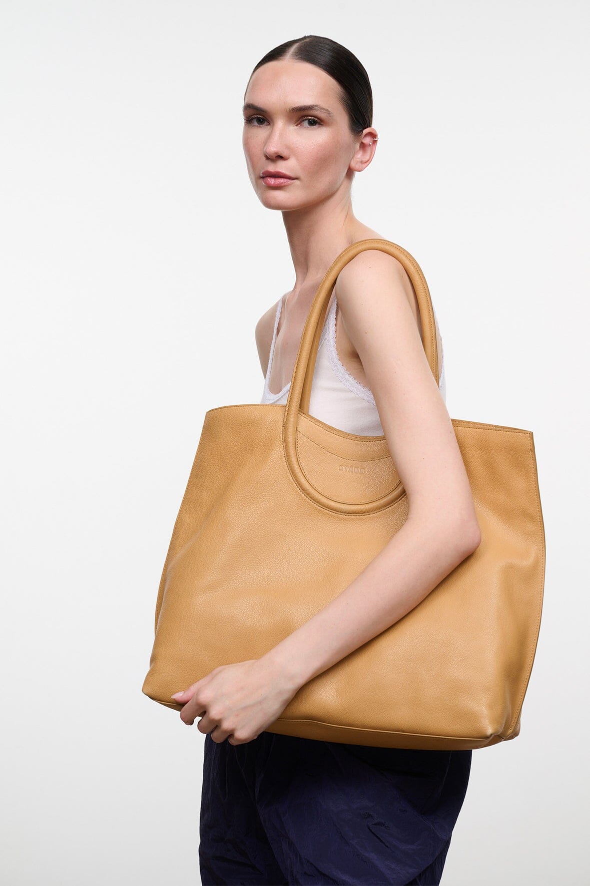 Maude North South Tote | Cashew