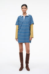 IVAR DRESS | CHARTREUSE STRIPE NAUTIC STRIPE