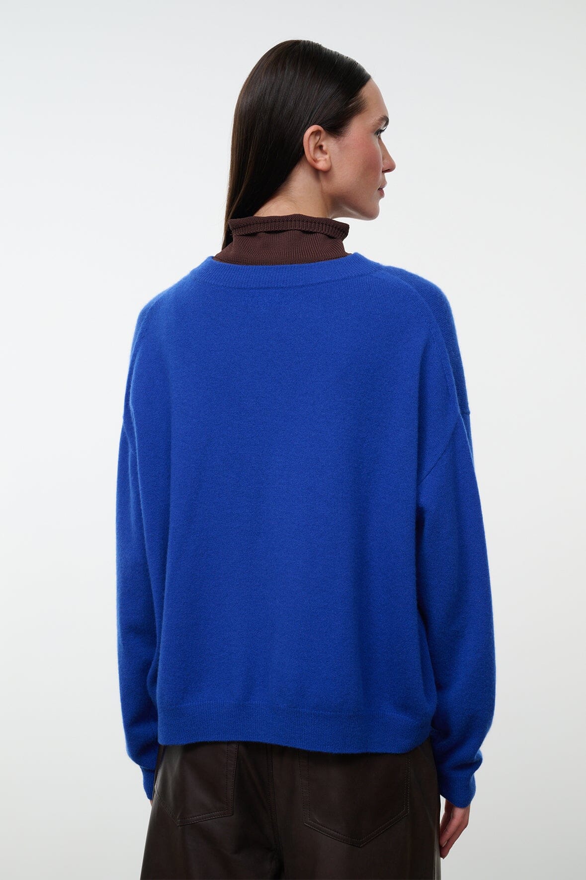 SPENCER CASHMERE SWEATER | COBALT