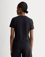 The Slim Crew in Essential Cotton | Black