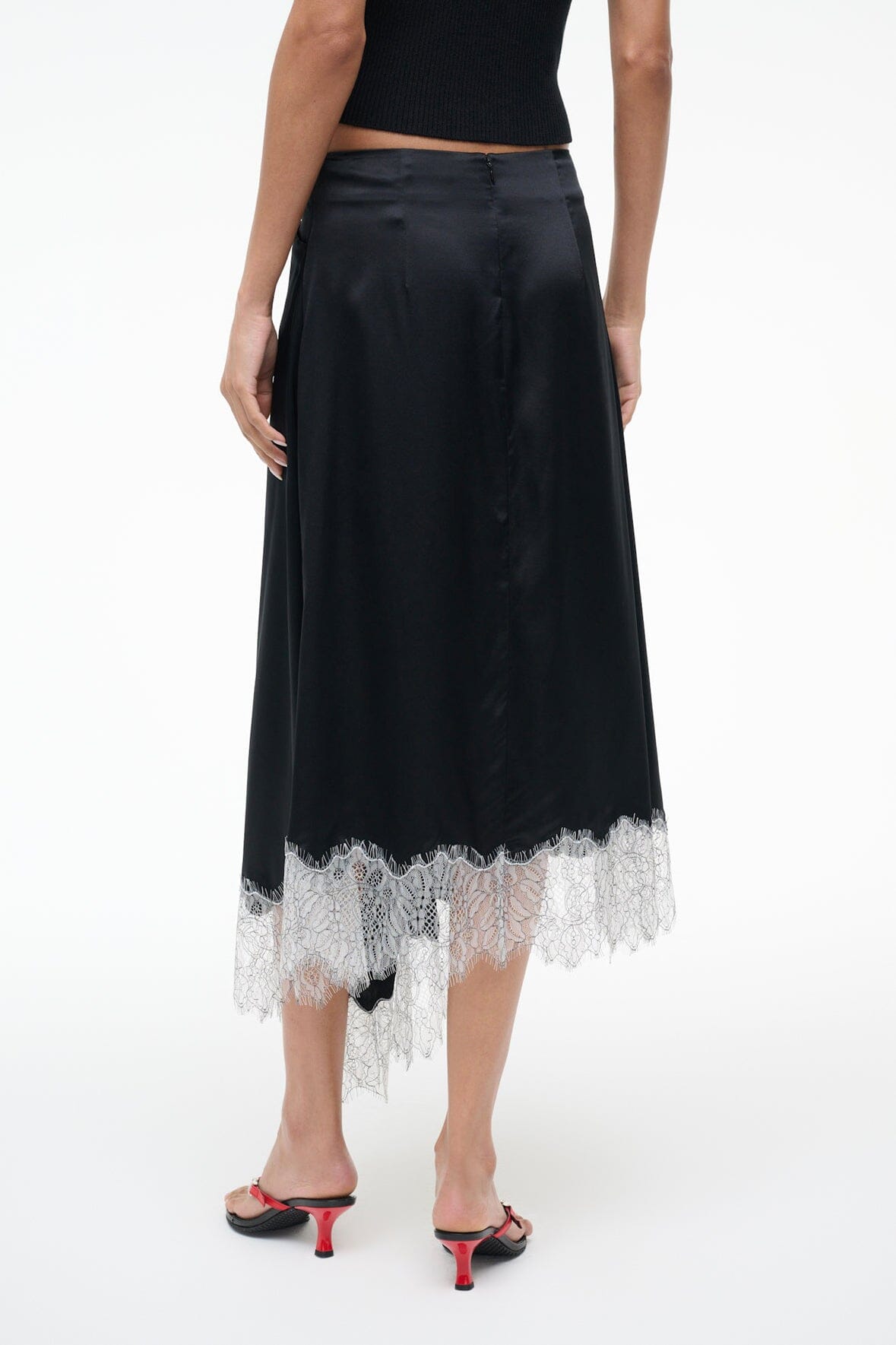 SONOMA SILK SKIRT | BLACK