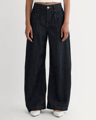 The Gardener Pull-On Jean | Dark Indigo