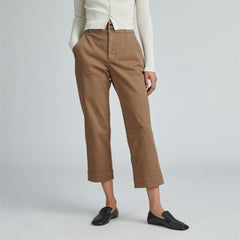 The Organic Straight-Leg Pant | Toasted Coconut