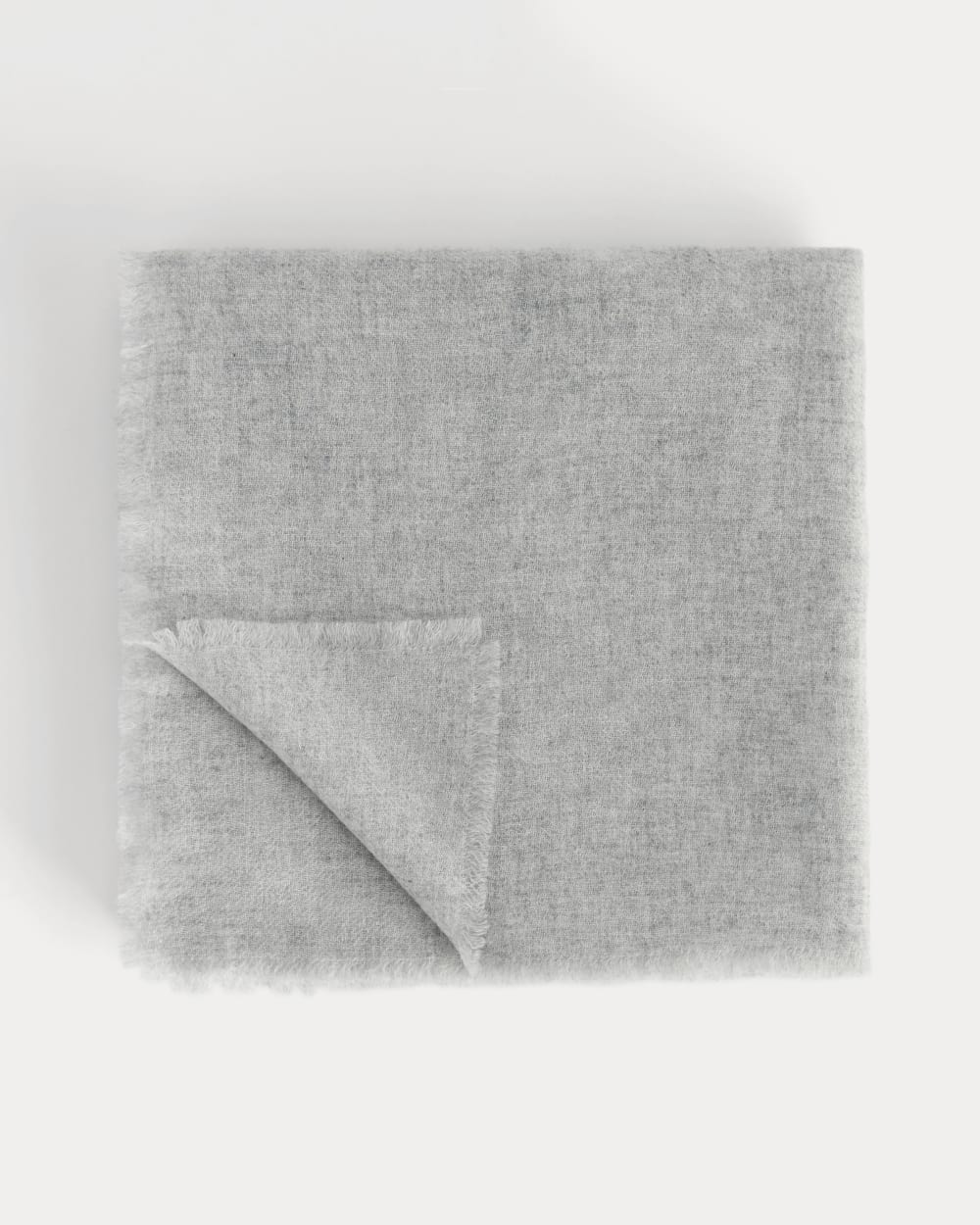 The Feather Cashmere Bandana | Heathered Grey