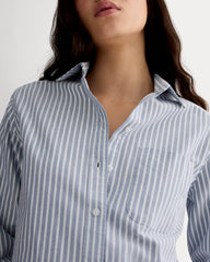 The Must-Have Oxford Shirt | Bone / Mazarine Blue