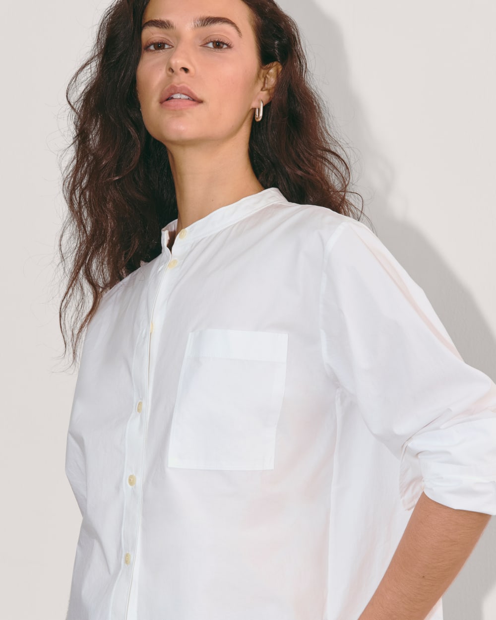 The Oversized Shirt in Ultrasoft Cotton | White