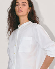 The Oversized Shirt in Ultrasoft Cotton | White