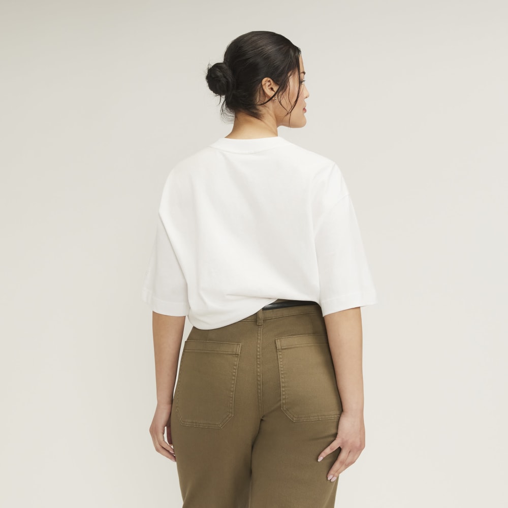 The Premium Weight Relaxed Tee | White