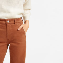 The Straight-Leg Crop | Cocoa Brown | Regular